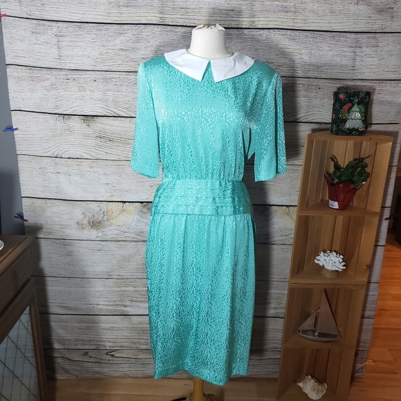 EUC Vintage Lindsey Blake dress size 12 - Picture 2 of 10